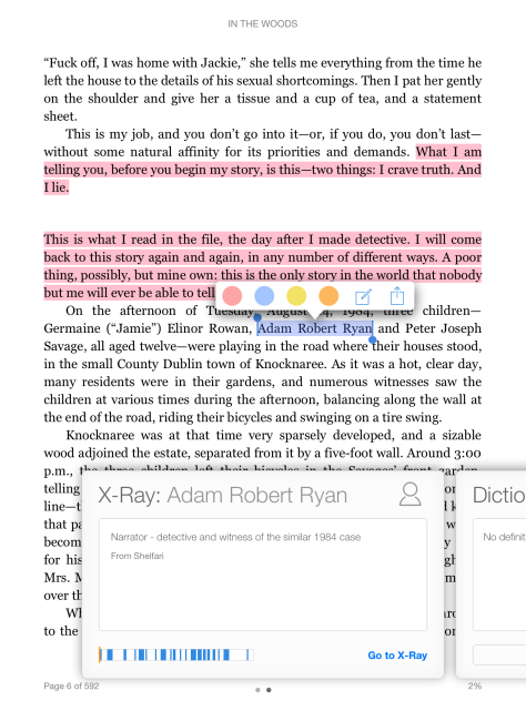 XRay Kindle Screenshot